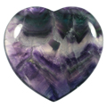Fluorite Crystal Hearts